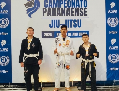 Atletas de Mercedes se destacam no Campeonato Paranaense de Jiu-Jítsu